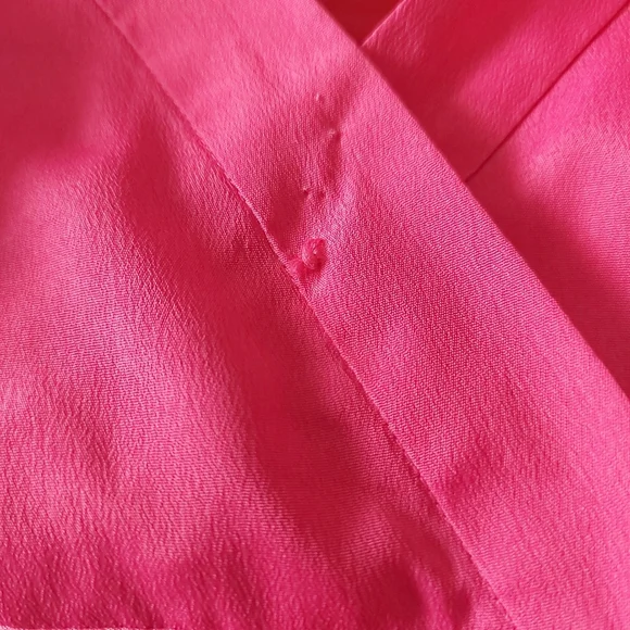 Debut Pink Floral Maxi Dress Size 16 Empire Line Yellow Red Print Pattern Lined. - Picture 10 of 10